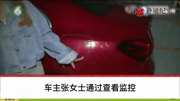 故意划车被全程记录